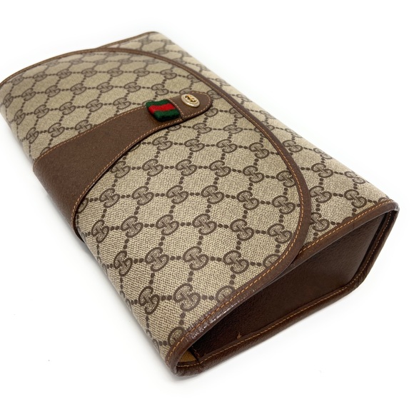 Gucci Clutch Crossbody Bag Handbag Sherry line Large Bag - Picture 13 of 16